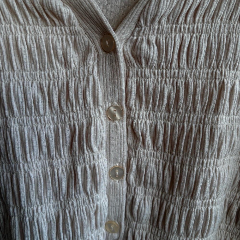 Torrid Ribbed Cream Top